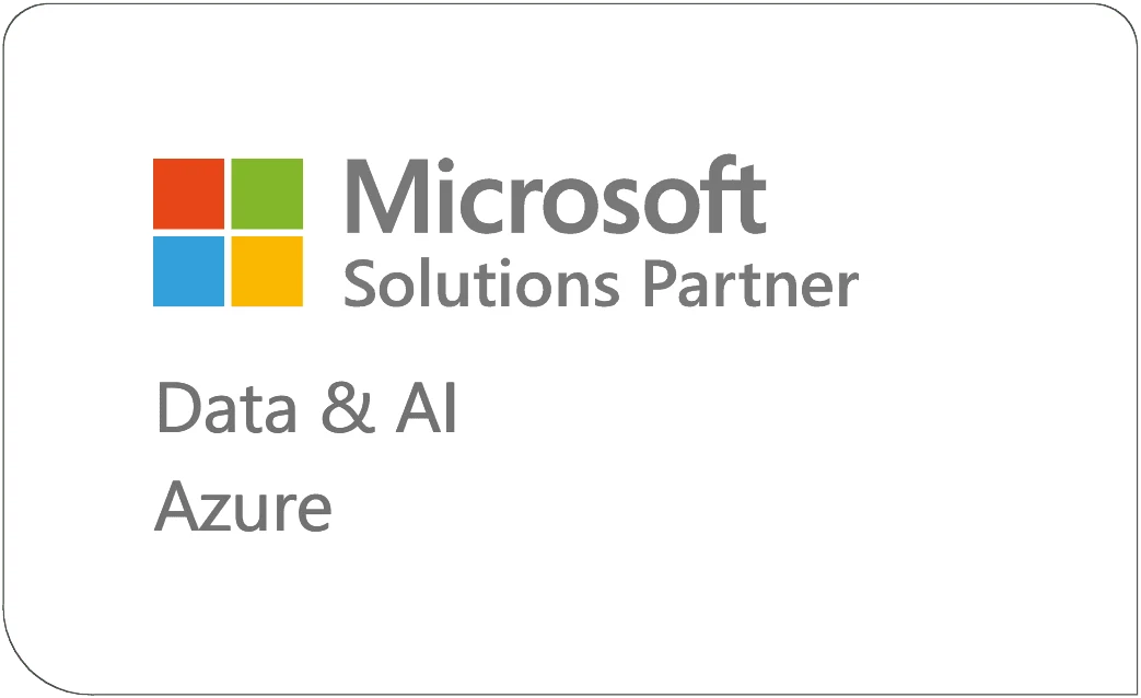 Microsoft Solutions Partner badge for Data & AI and Azure