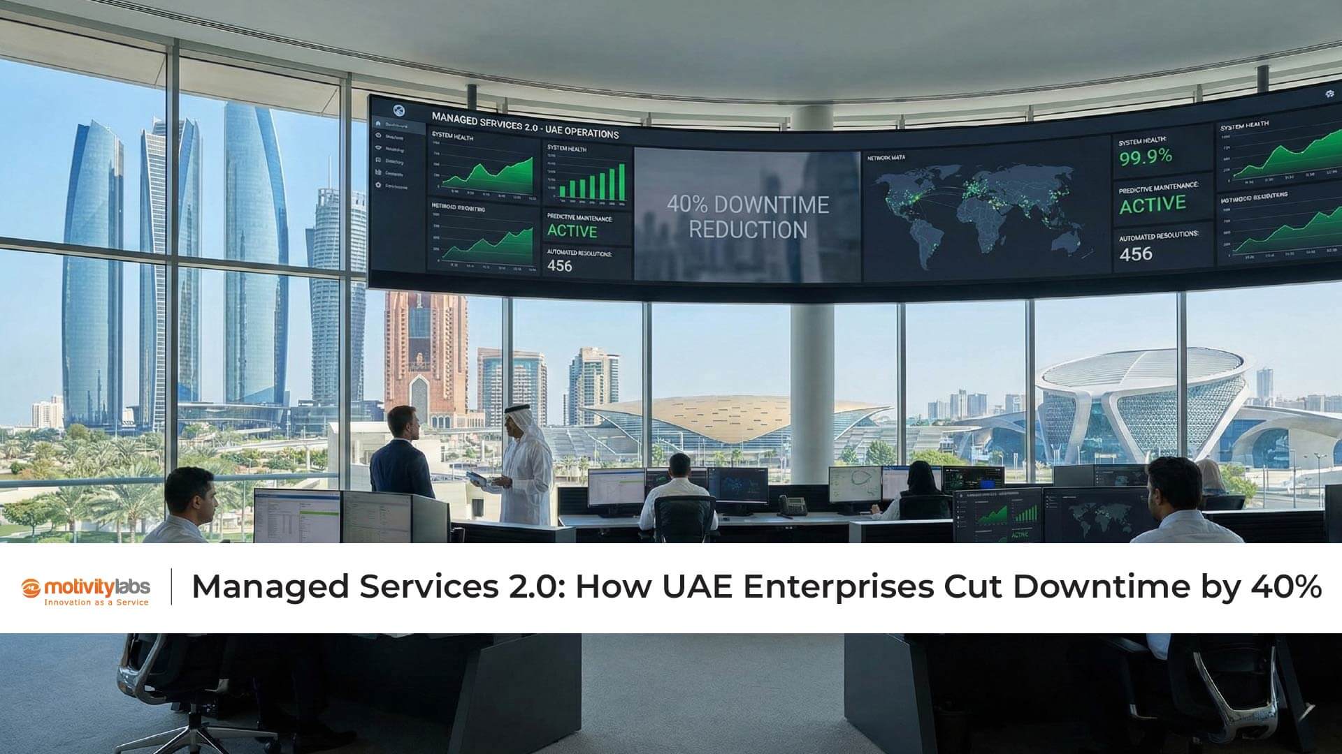 Managed Services 2.0: How UAE Enterprises Cut Downtime by 40%